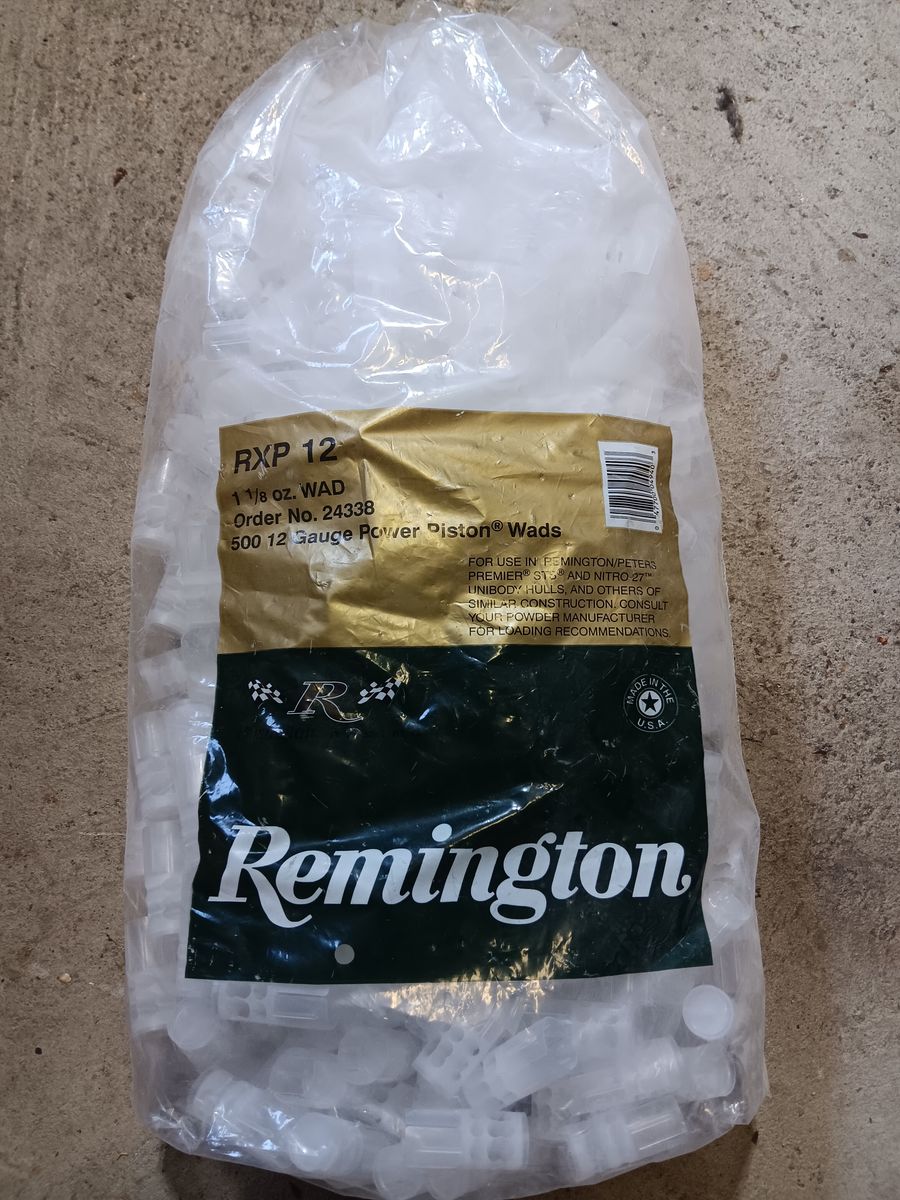 Remington RXP12 1-1/8oz wad (500/bag)