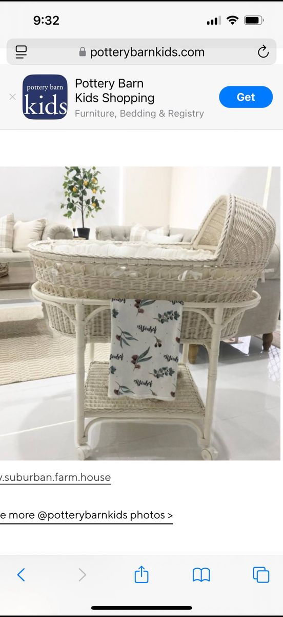 Pottery Barn Bassinet