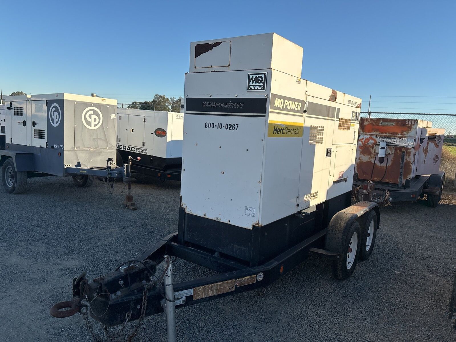 2016 Multiquip DCA-70SSIU4F 56 kW Mobile Generator Set # 4618