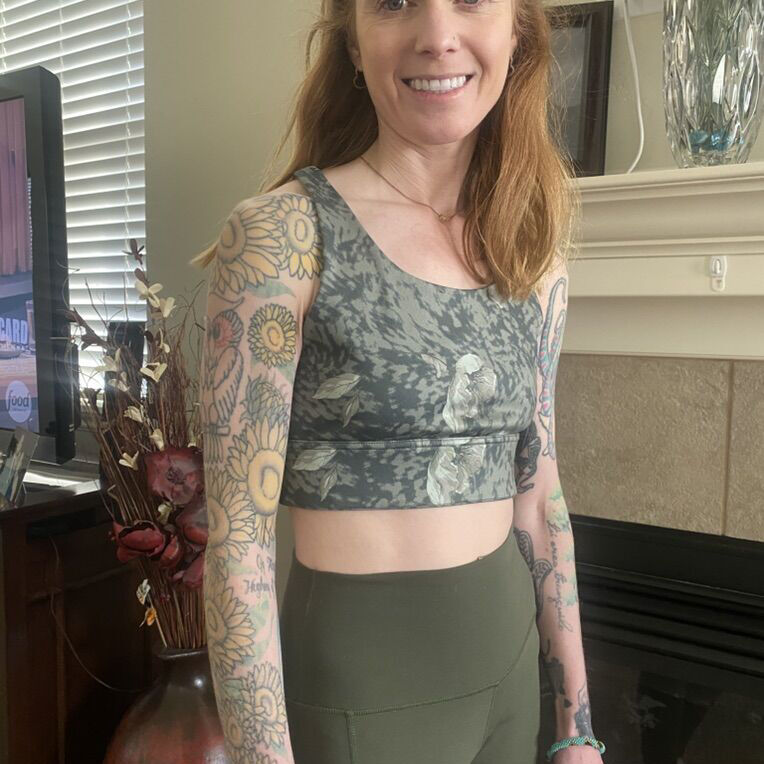 Green Workout Bra Size Small