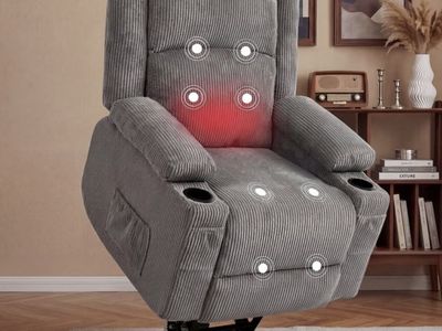 Ikakos Power Lift Recliner Chair for Elderly, 400lbs Heavy Duty Big