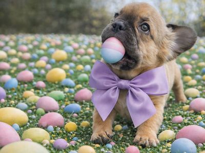 Fluffy French Bulldog Frenchie Frenchy