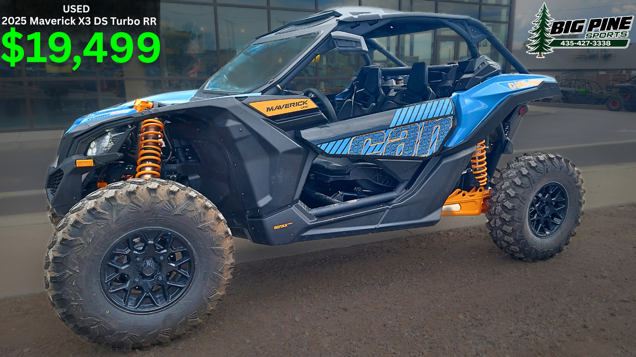 2025 Can-Am Maverick X3 DS Turbo RR – 120 Miles – $19,499