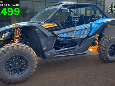 2025 Can-Am Maverick X3 DS Turbo RR – 120 Miles – $19,499