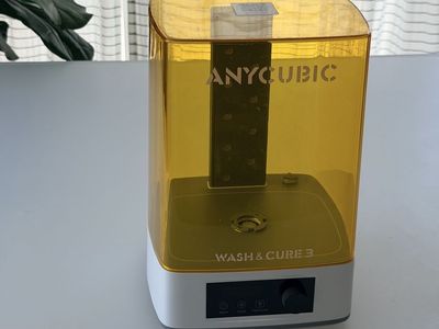 3d resin printer wash and cure station