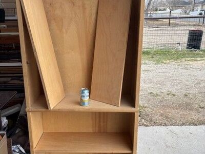 Wood bookshelf