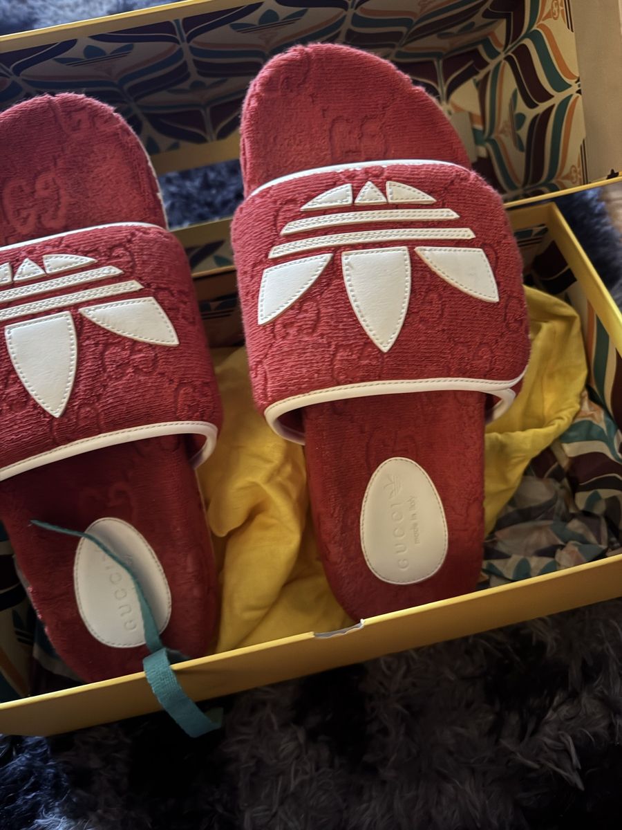 Gucci X Adidas slides  size 11 men’s