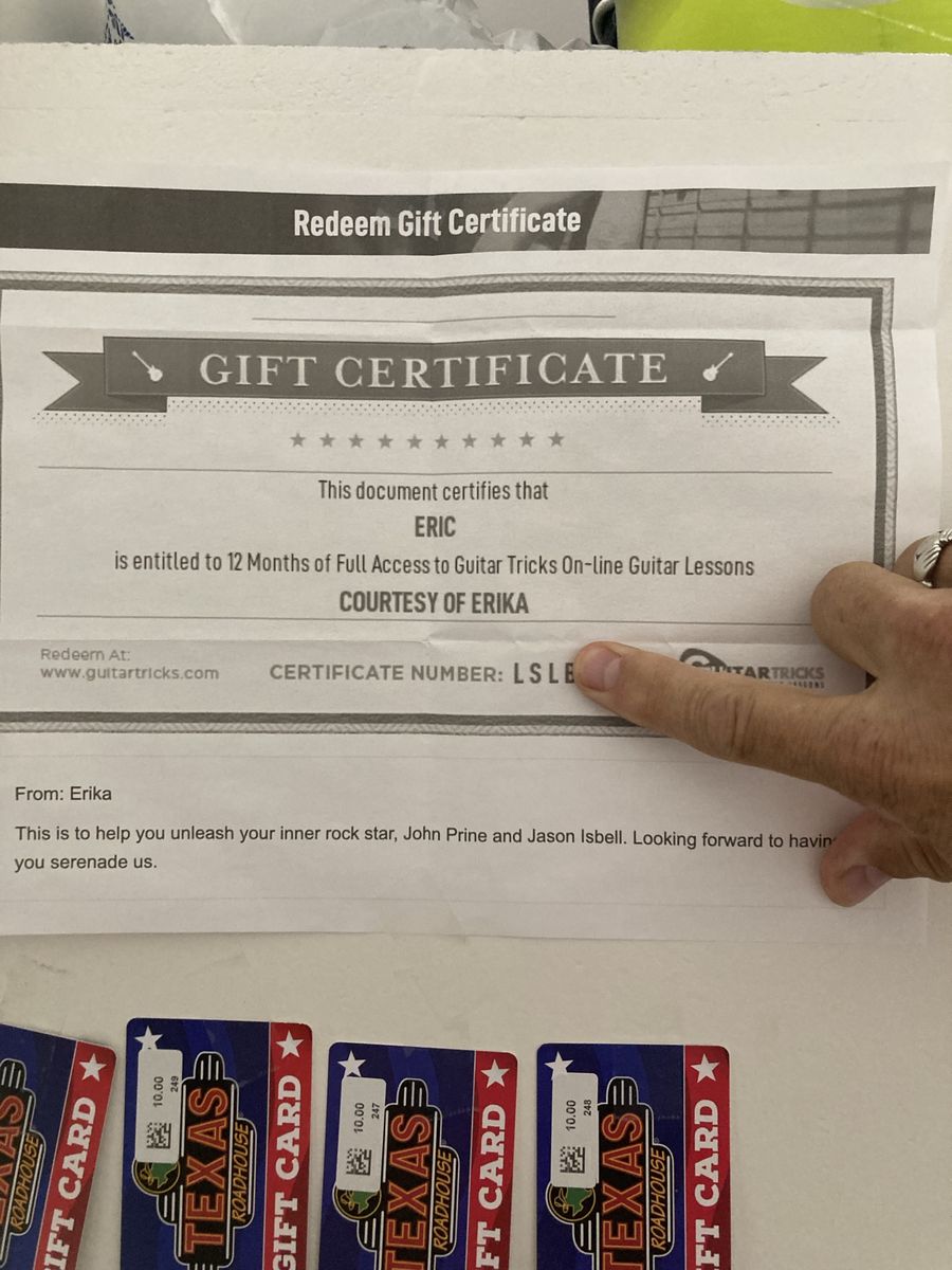Guitar Tricks 12-Month Full Access Online Guitar Lessons Gift Certificate