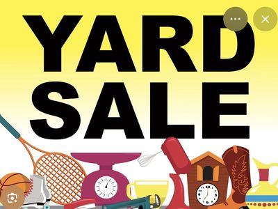 Yard Sale Saturday May 2nd