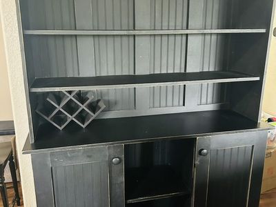 Large Black Storage Cabinet -Great Condition