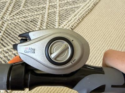 Abu Garcia Baitcaster Fishing Reel & Rod Combo - Used Good Condition