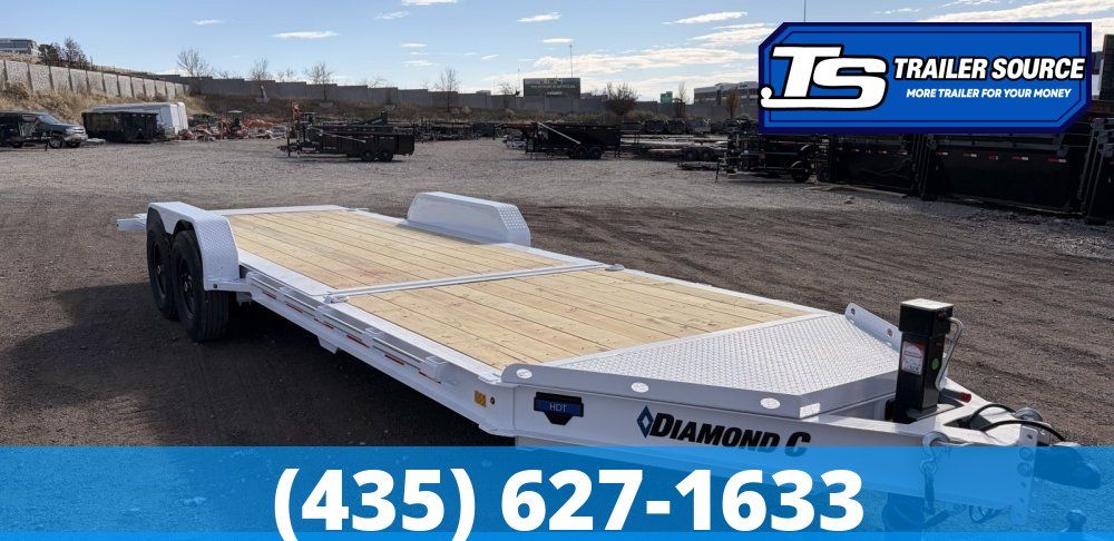 7x22 Diamond C HDT 208 Tilt Trailer - 18K GVWR -