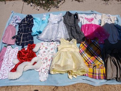 Toddler & Baby Girl Dresses - Sizes 18M, 24M & 2T