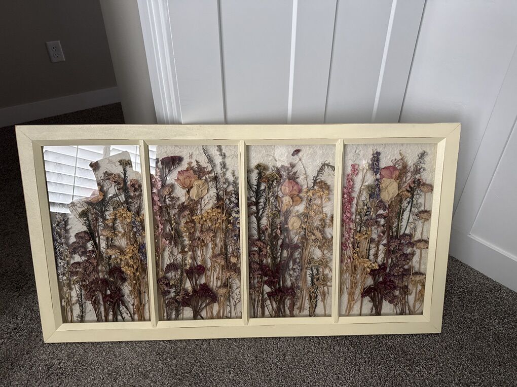Framed Flower Art