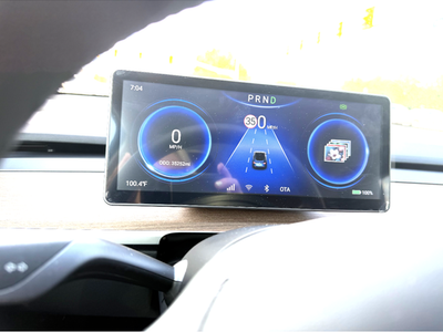 Tesla Instrument Cluster Dashboard Screen