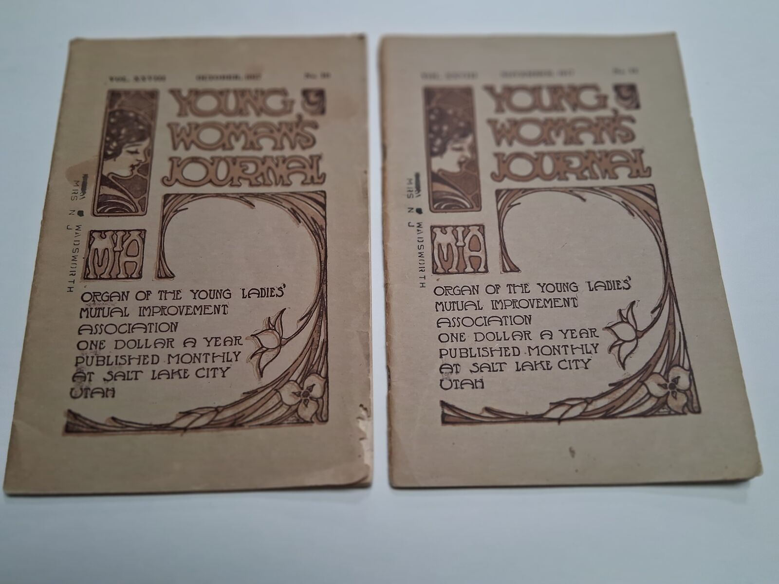 Young Women's Journal, Church of Jesus Christ of Latter-day Saints, October 1917 and November 1917