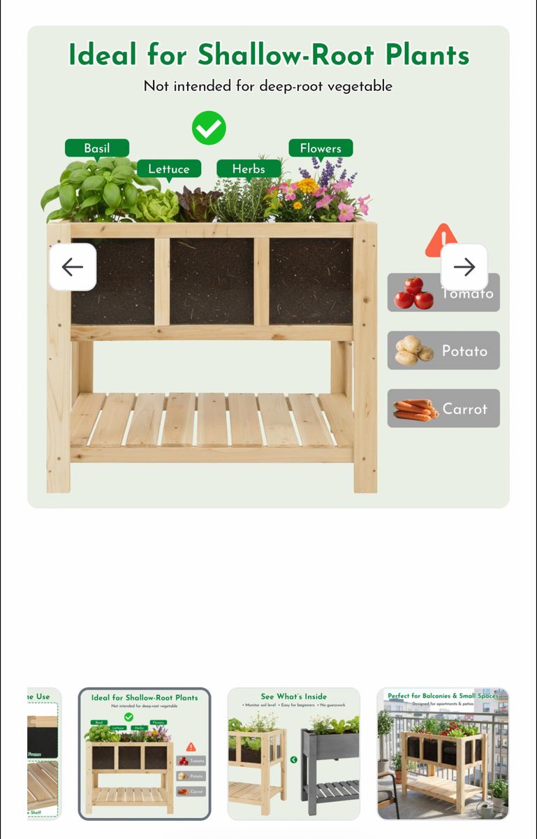 Ketive raised garden bed