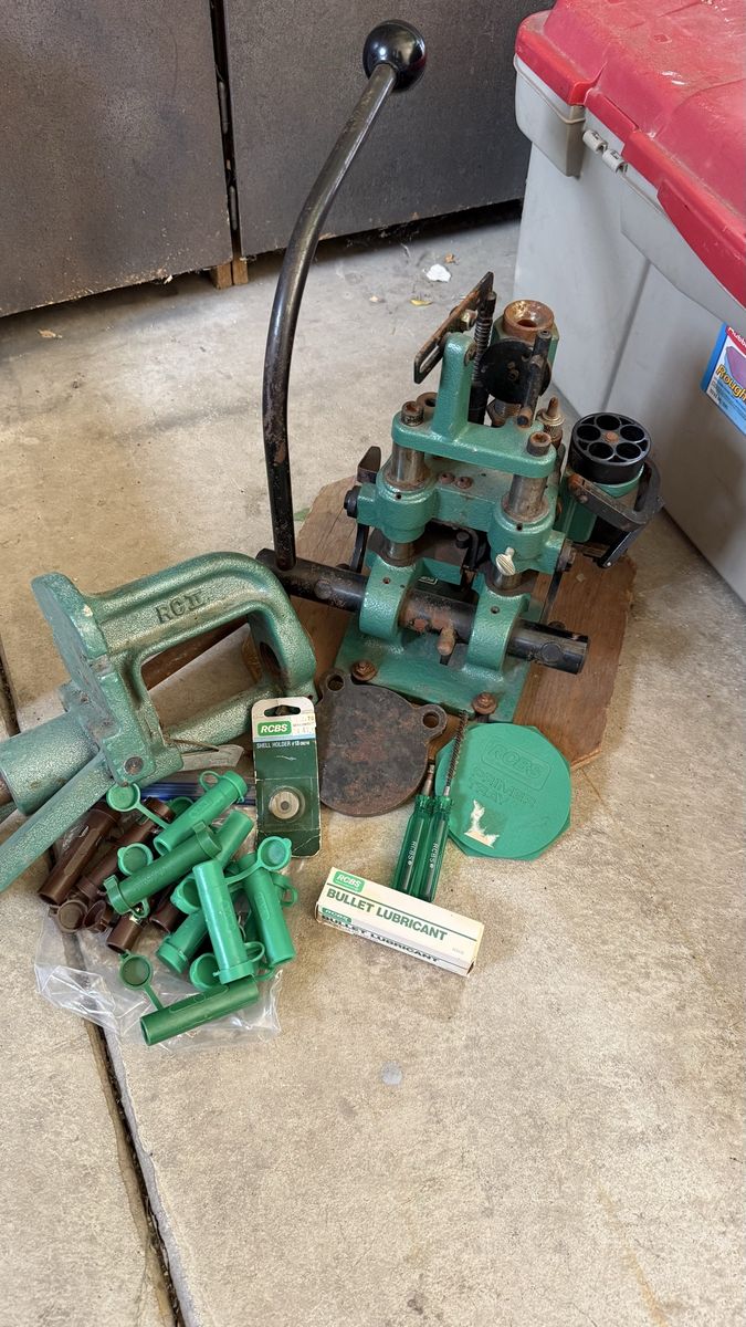 Vintage RCBS Green Machine Bundle