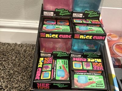 NEE DOH Nice Cube Super Solid Squish Fidget Toy - Stress Relief