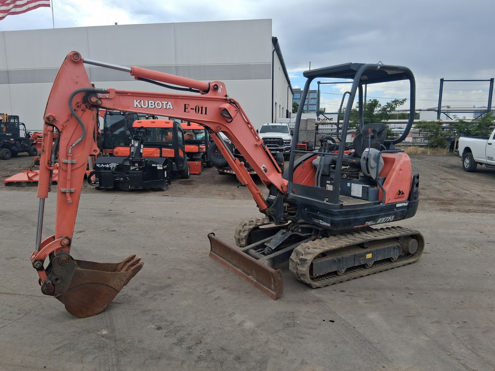 2014 KUBOTA KX71 MINI EXCAVATOR