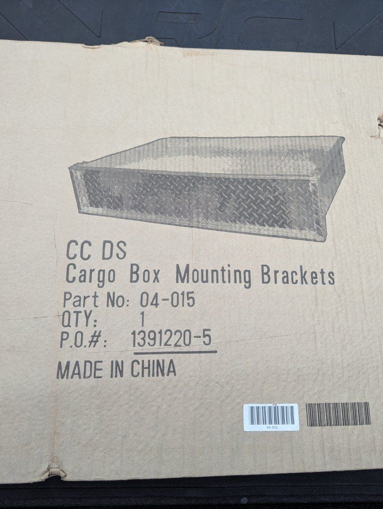 Golf Cart Cargo Box Mounting Bracket