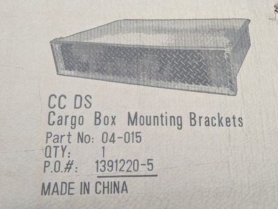 Golf Cart Cargo Box Mounting Bracket