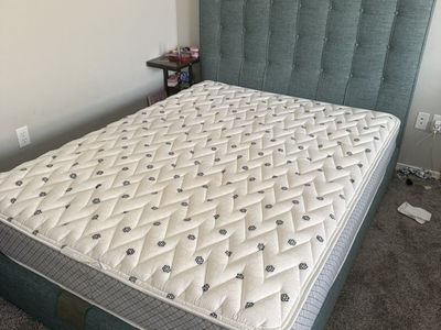 Queen size Bedframe + mattress