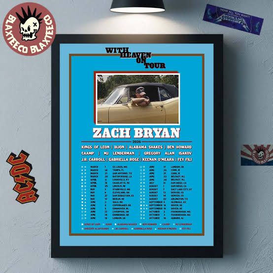 Zach Bryan two tickets for $500 GA Floor