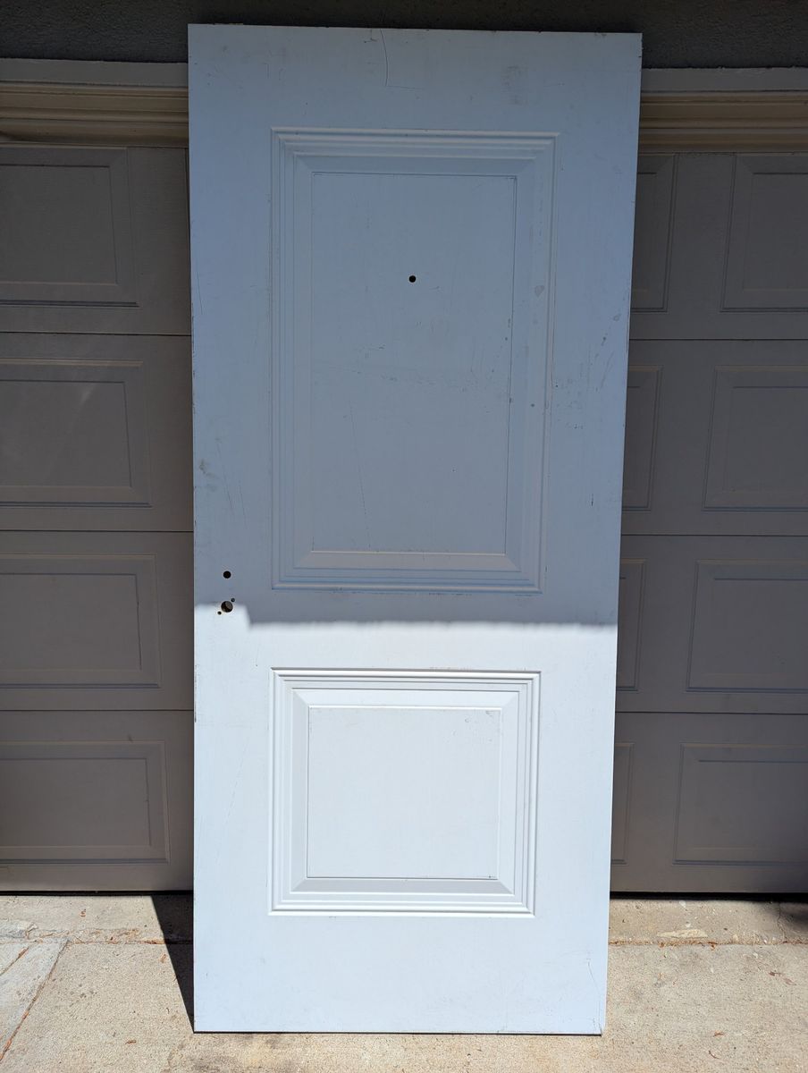 Taylor Entrance Systems 90-Minute Fire-Rated Steel Door 35.5in x 83in White