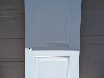 Taylor Entrance Systems 90-Minute Fire-Rated Steel Door 35.5in x 83in White