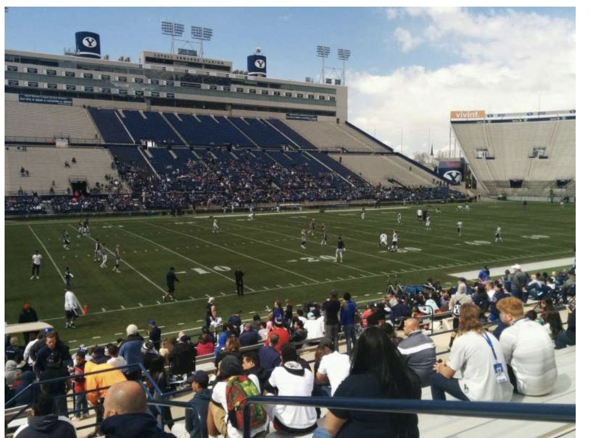 2 BYU vs Utah Tech Tickets - Section 37, Row 13 (Chairback Seats)