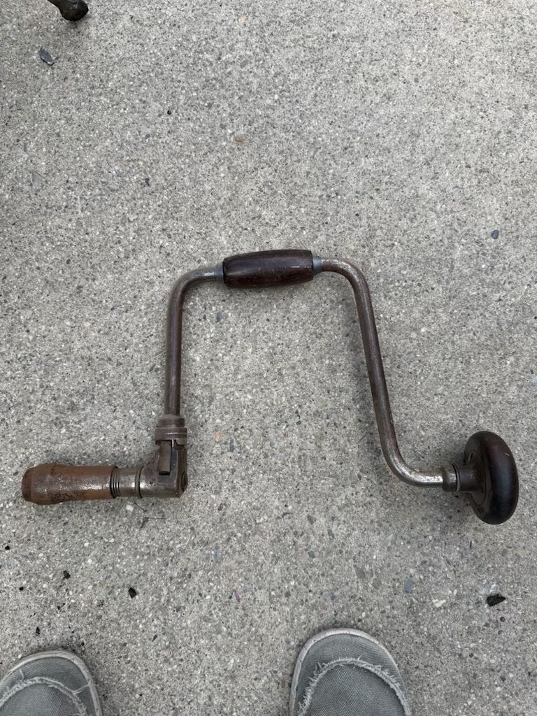 Vintage hand drill