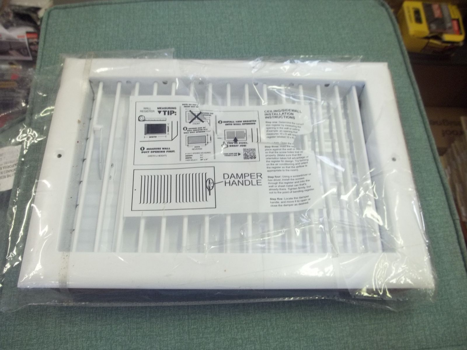 heater vent 9 1/2 x 9 1/2