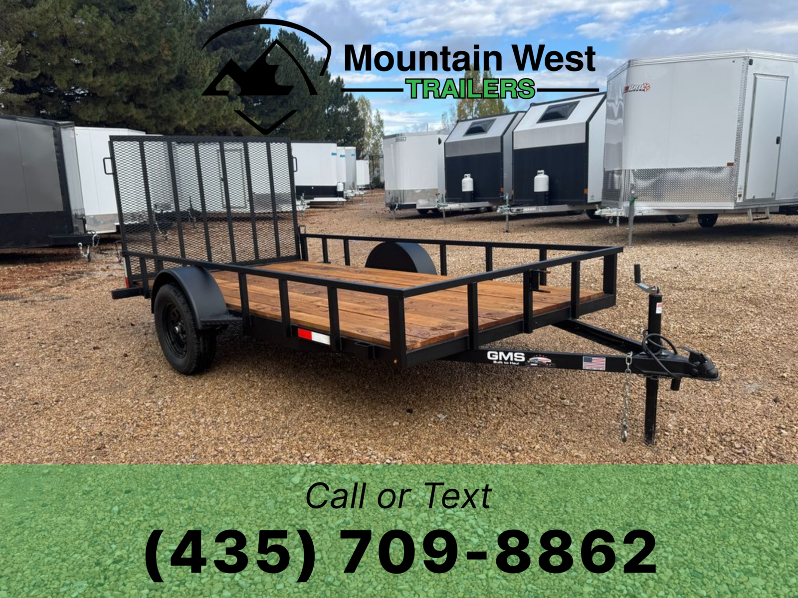 2026 Genco 6X12 Single Axle Utility Trailer