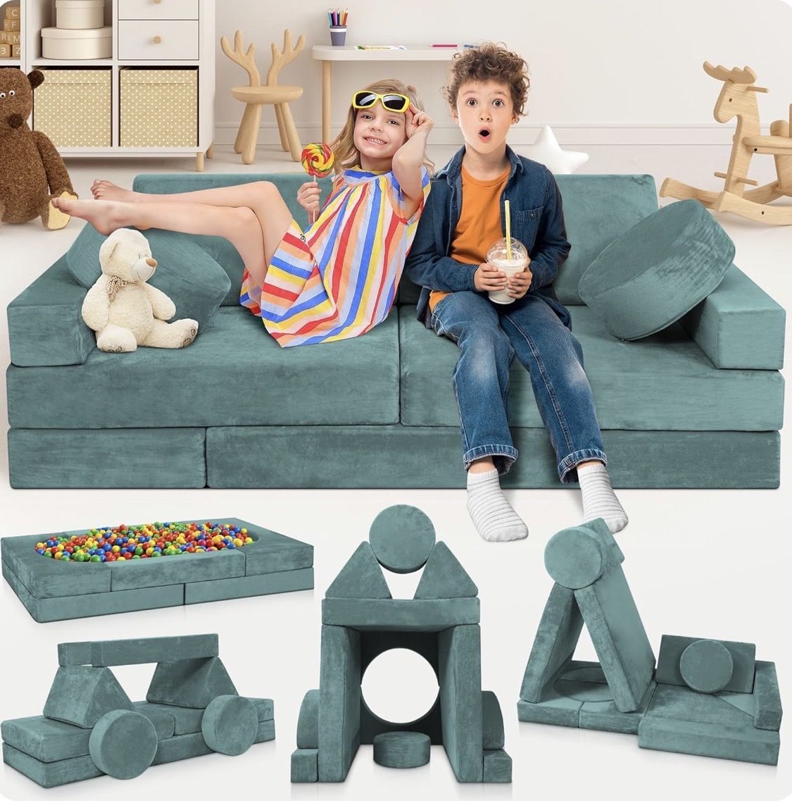 Modular Kids Play Couch
