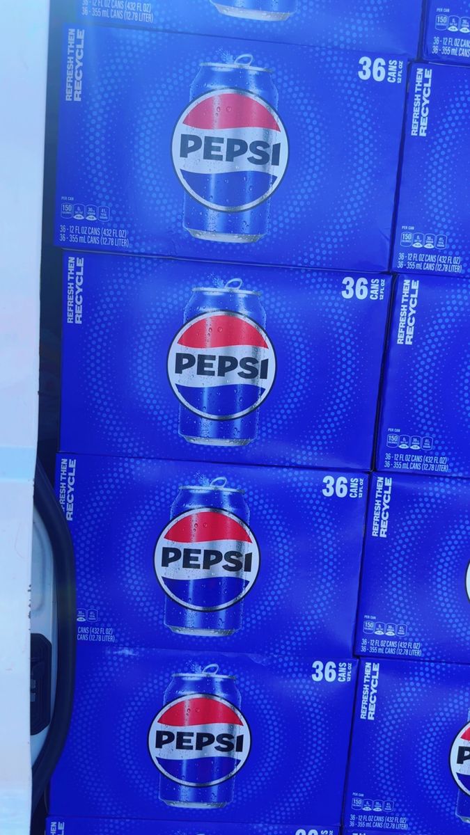 Pepsi Cola Soda 36-Pack 12oz Cans Brand New Boxes - $20 Each