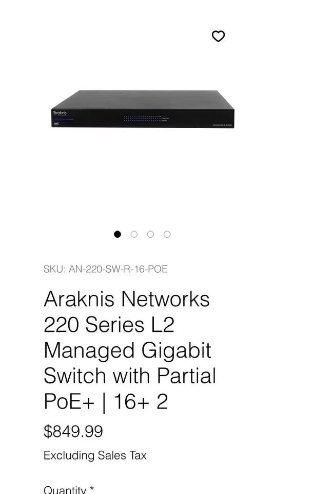 Araknis network products