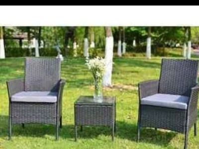 GOJOOASIS Outdoor Wicker Patio Furniture Set 3 Pie