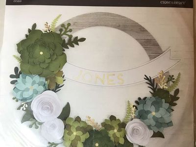 Close To My Heart Welcome Home Wreath Kit CC1210, 12in Diameter, New