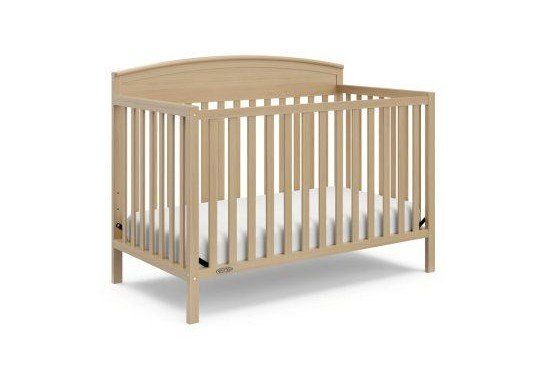 Graco Benton 5-in-1 Convertible Baby Crib, Driftwood - New in Box