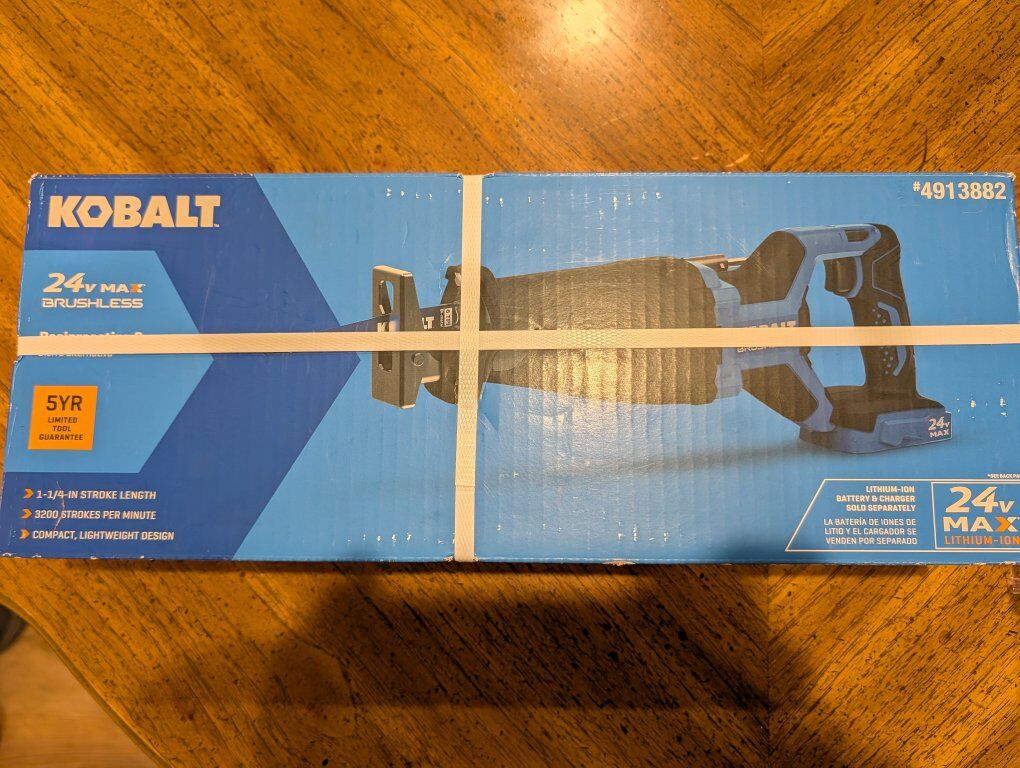 Kobalt 24v MAX Brushless Reciprocating Saw