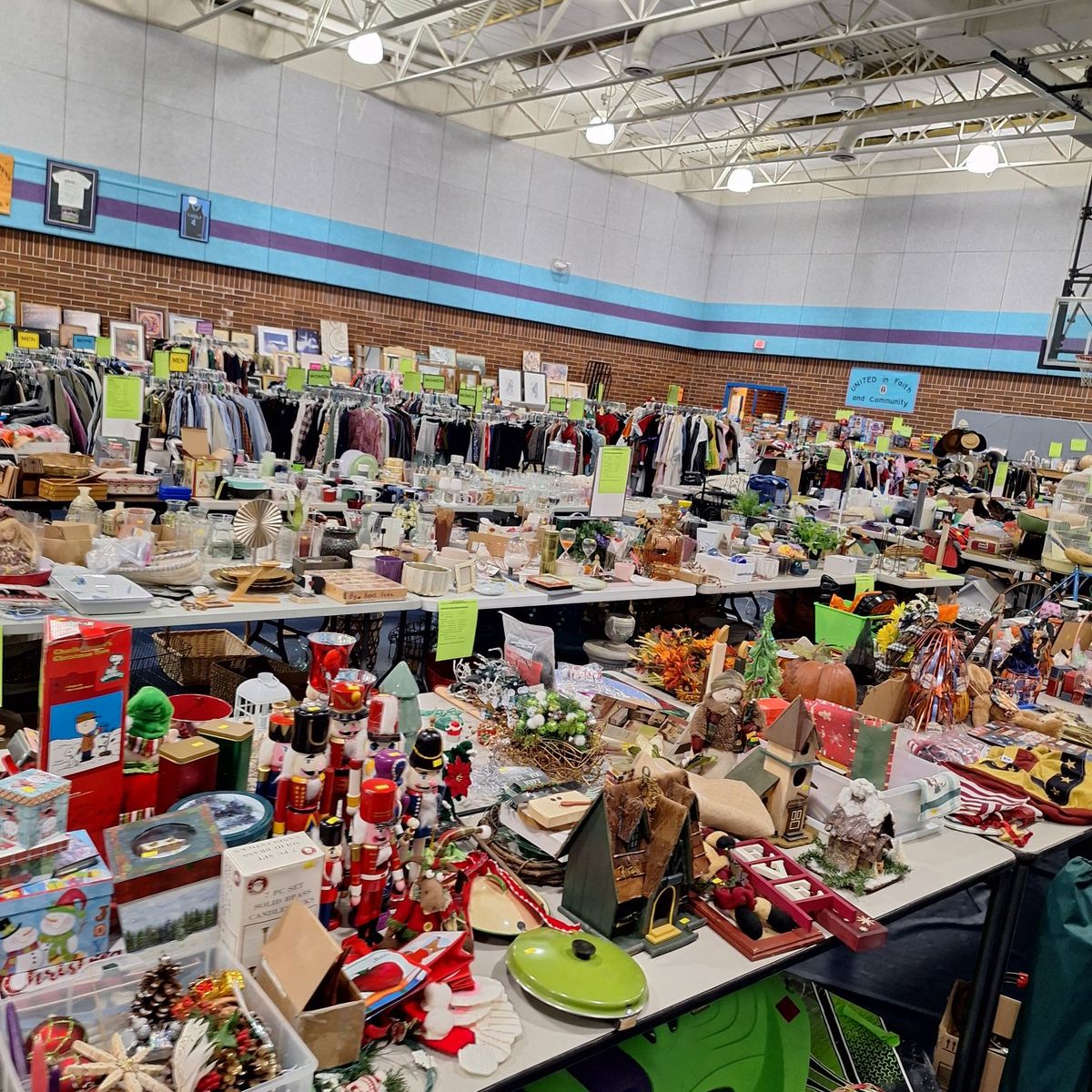 Sandy- HUGE Rummage Sale 
Fri & Sat
