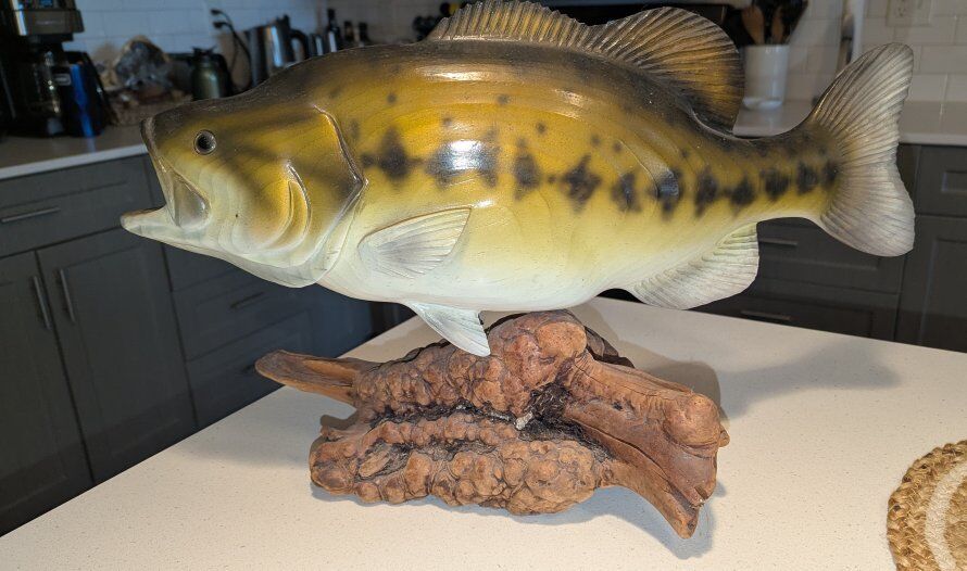 Beautiful Hand Carved Bass