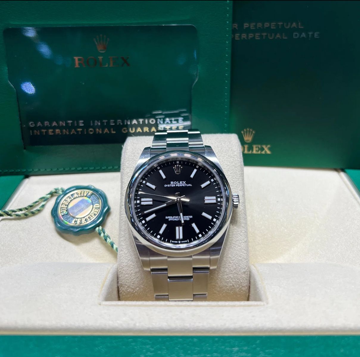 Rolex Black Oyster Perpetual 41MM