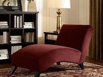 New Red Velvet S-Shaped Chaise Lounge, Accent Chair, Elegant Recamier for Living Room/Bedroom