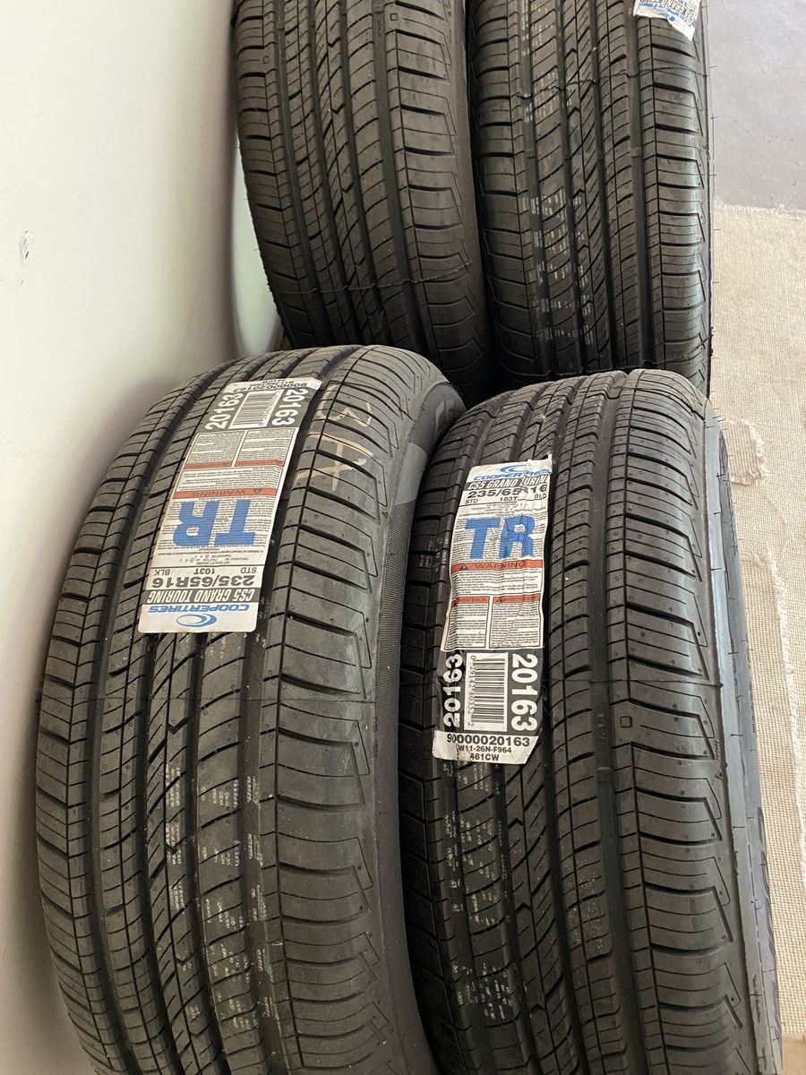 4 Brand New 235/65/R16 Cooper Grand Touring tires for sale