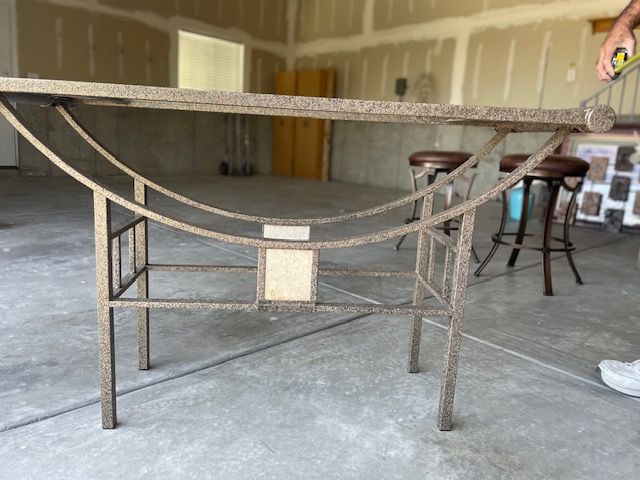 Sofa Table with matching end tables.  Table 50 in L 18 inches D and 30 inches Tall