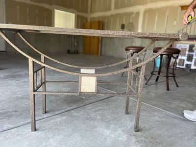 Sofa Table with matching end tables. Table 50 in L 18 inches D and 30 inches Tall