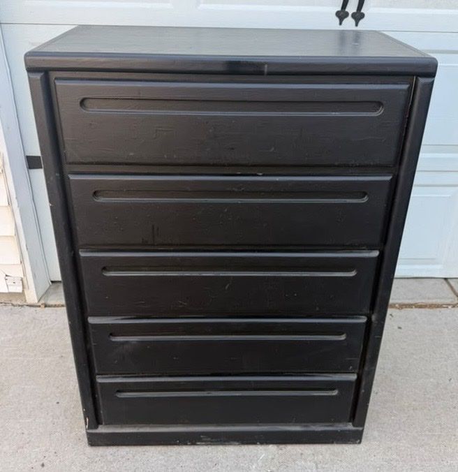 Black dresser