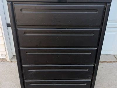 Black dresser